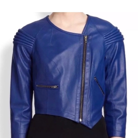 Cut25 by Yigal Azrouel Jackets & Blazers - Lamb Leather Cut25 by Yigal Azrouel Jacket
